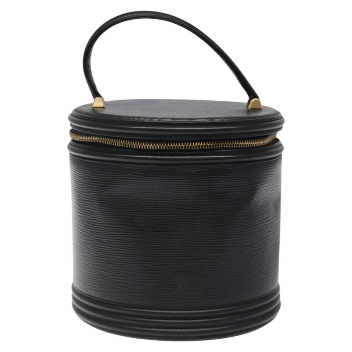Louis Vuitton Epi Cannes Hand Bag Black M 48032 Lv Auth