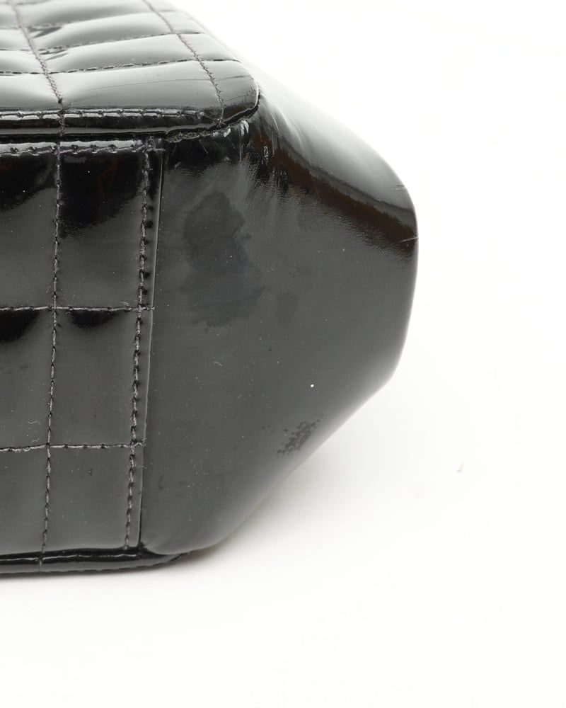 Chanel CC Patent Chocolate Bar Bag