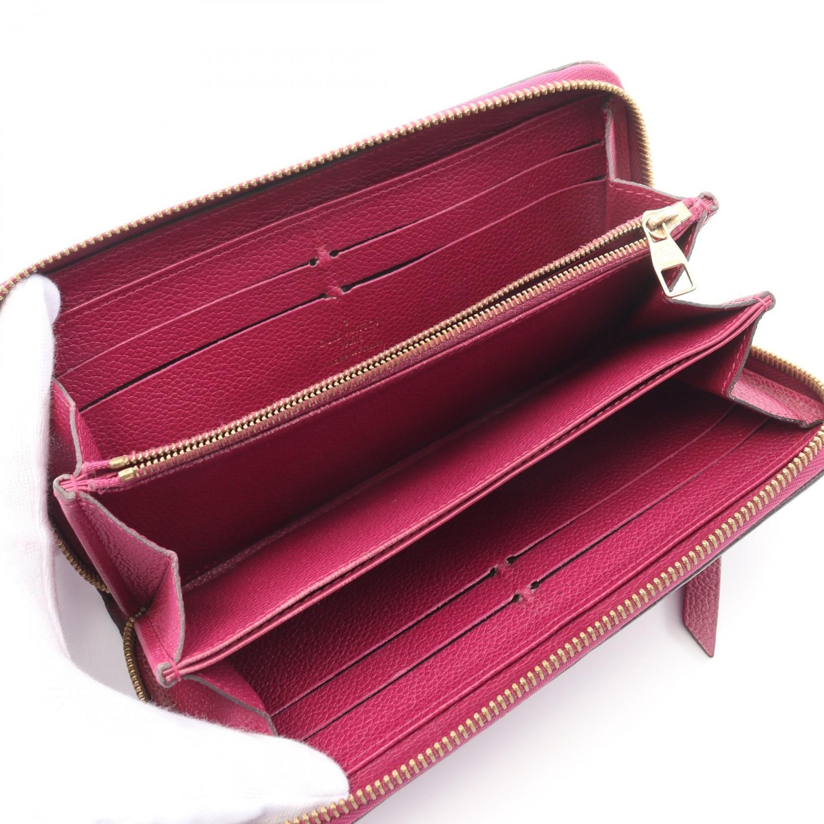 Louis Vuitton Zippy Wallet Aurore Pink Around Long Wallet M 60549