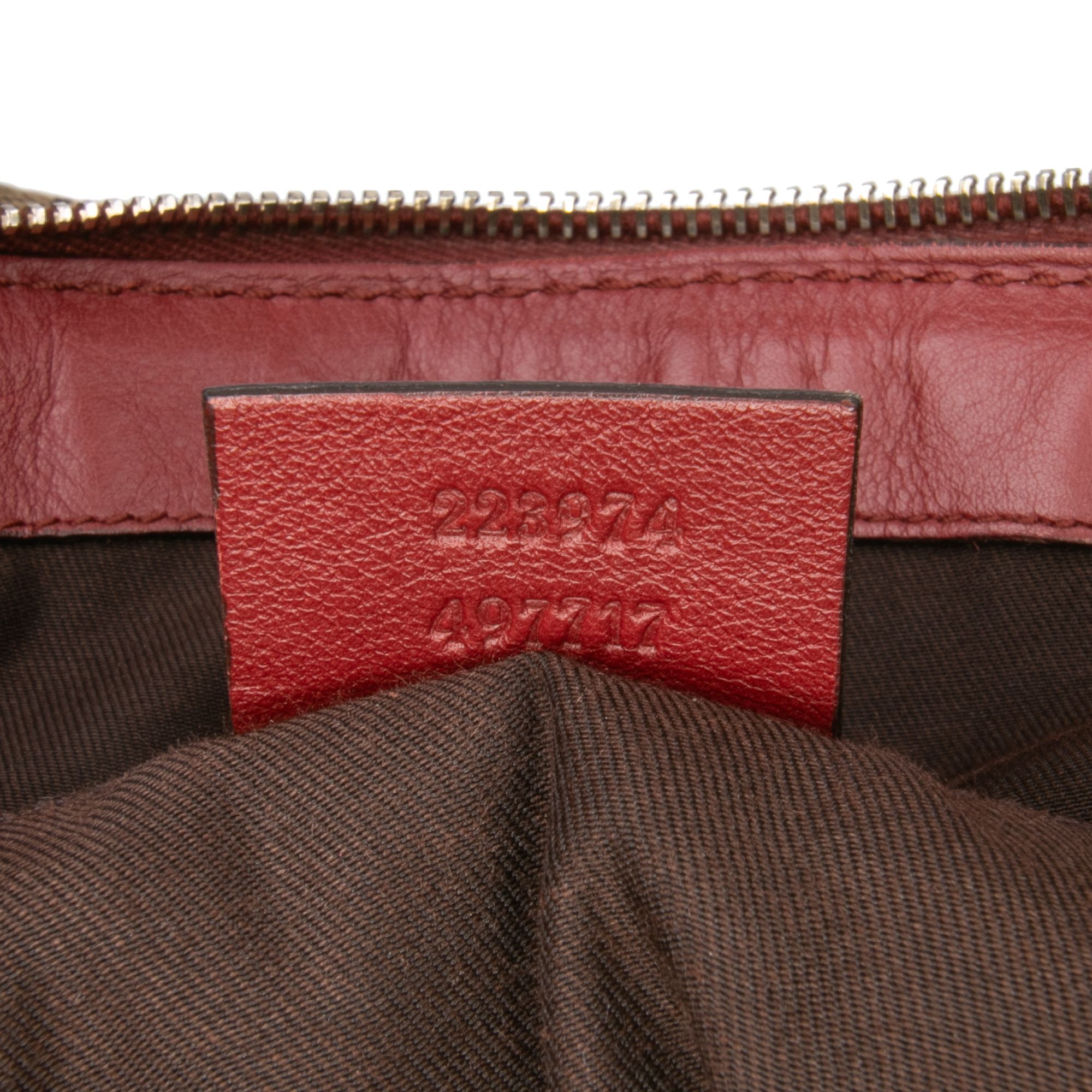 Gucci GG Canvas Sukey Satchel Brown