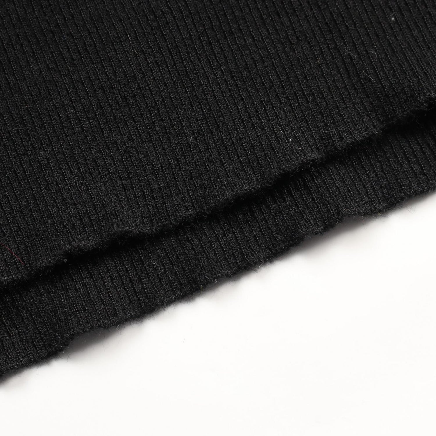 Chanel Black Knit Wool P 62570k 48045