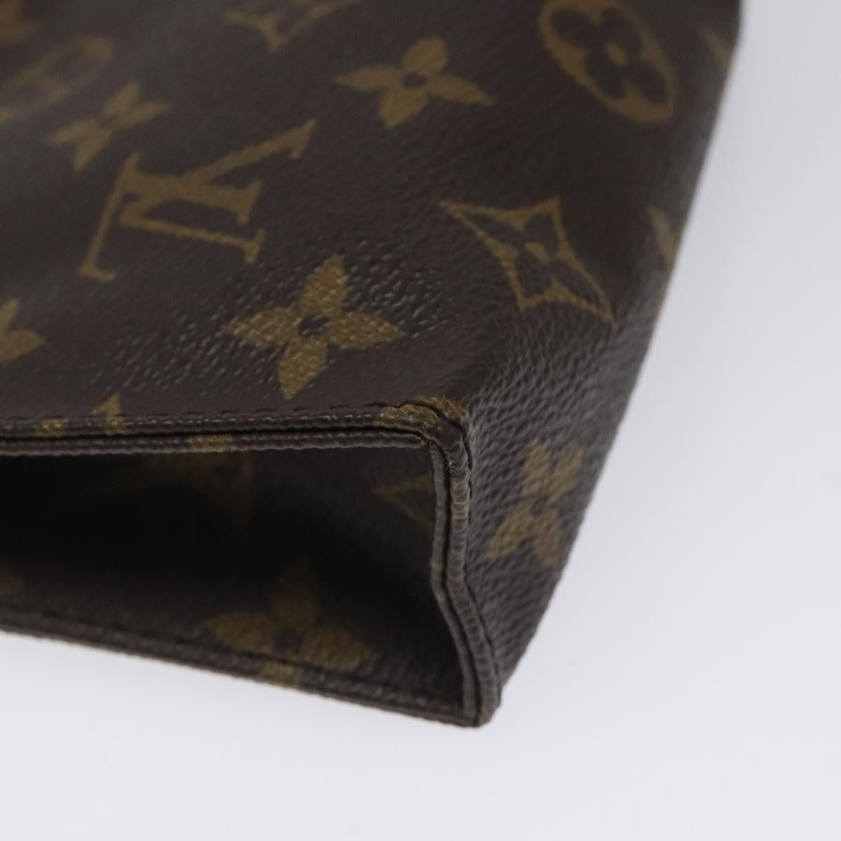 Louis Vuitton Monogram Poche Toilette 15 Pouch M 47546 Lv Auth