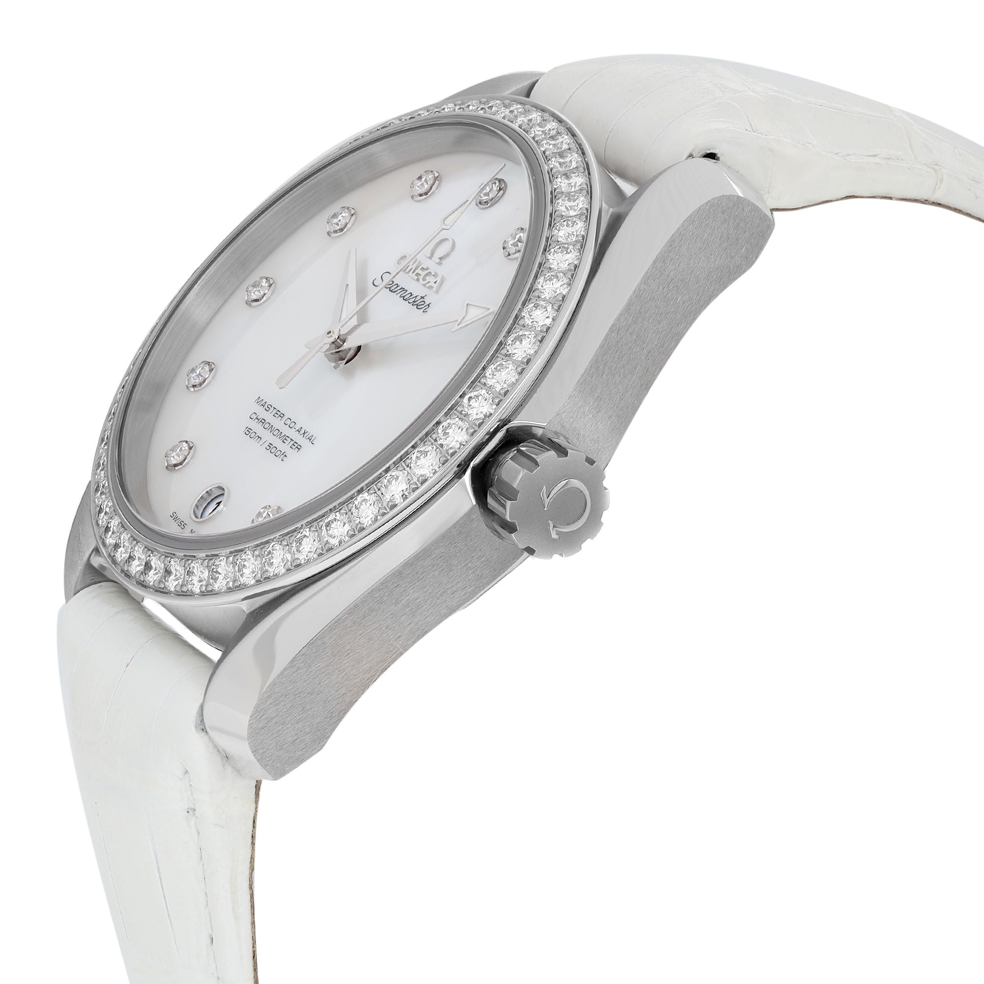 Omega Seamaster Aqua Terra Steel MOP Diamond Dial Automatic 231.18.39.21.55.001