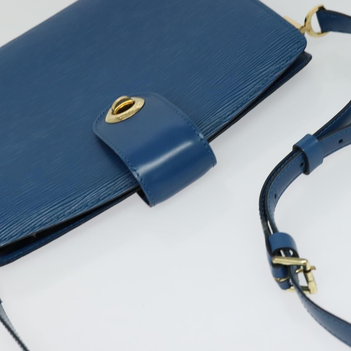 Louis Vuitton Epi Capuchin Shoulder Bag Blue M 52345 Lv Auth