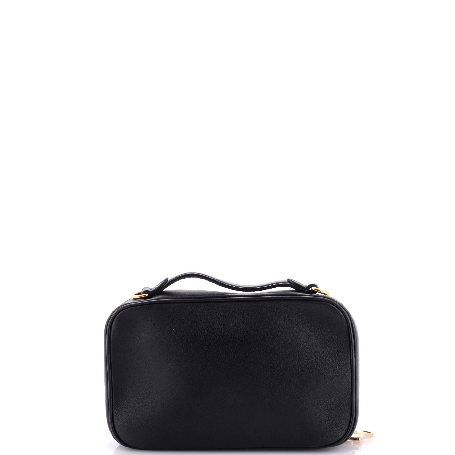Louis Vuitton Utility Crossbody Bag Calfskin With Embossed Monogram Detail