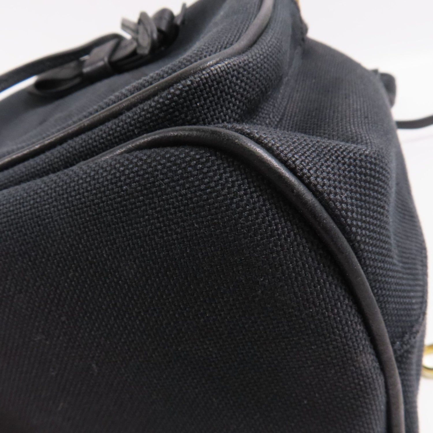 Prada Canvas 2Way Shoulder Bag 2way Shoulder Bag Black Canvas 1bh 038