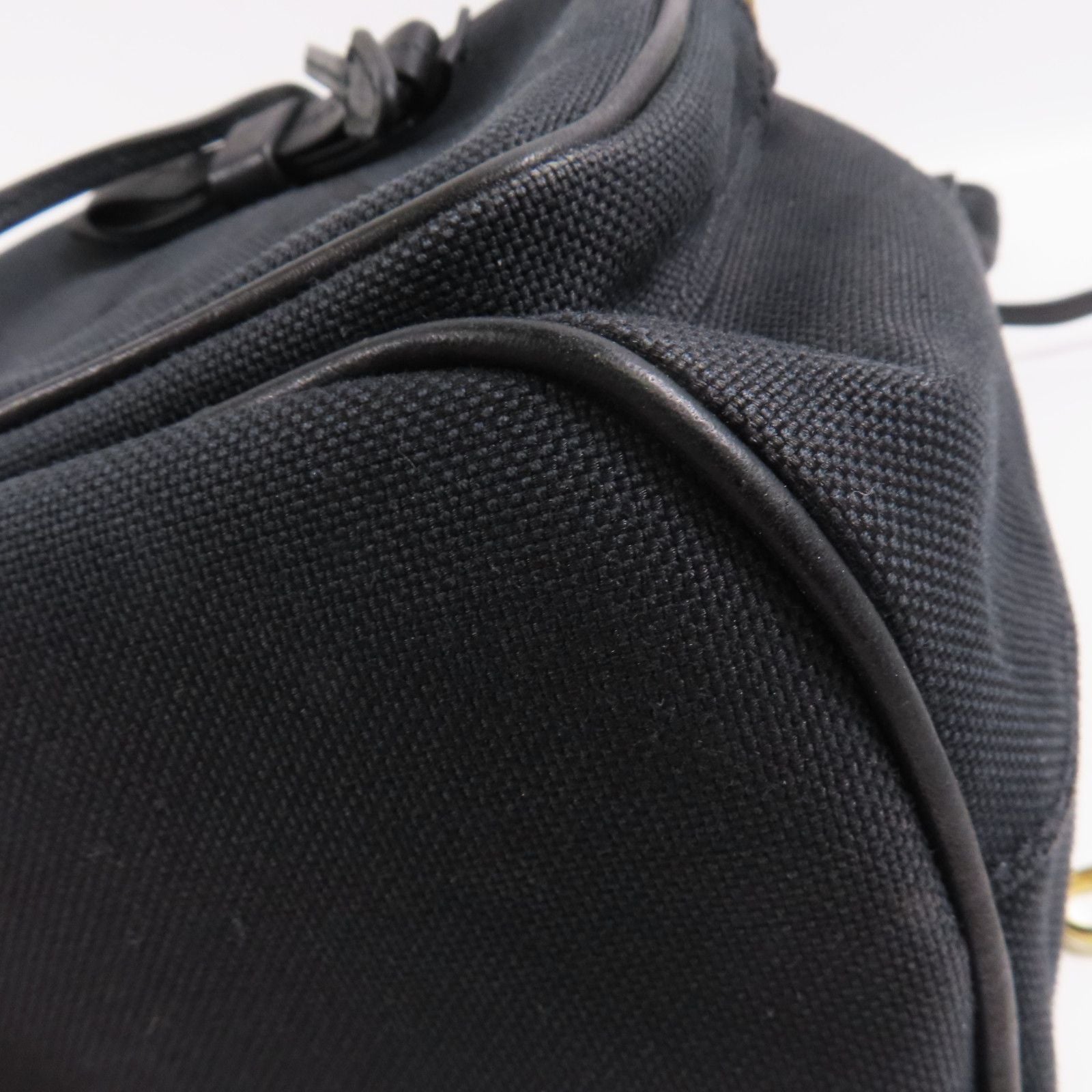 Prada Canvas 2Way Shoulder Bag 2way Shoulder Bag Black Canvas 1bh 038