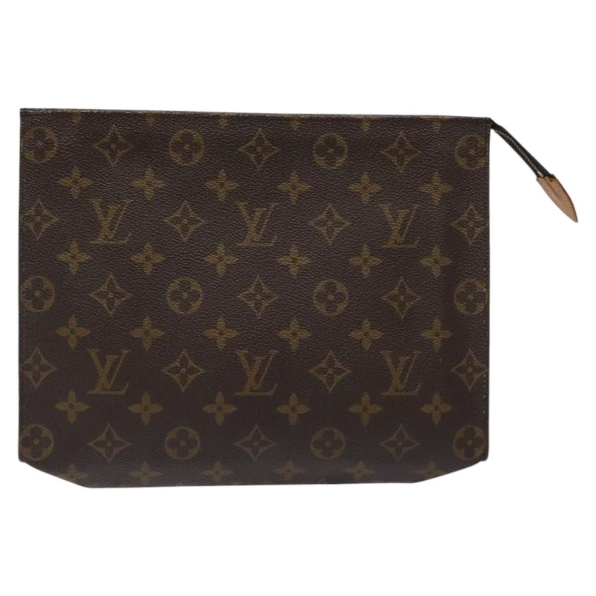 Louis Vuitton Monogram Poche Toilette 26 Pouch M 47542 Lv Auth