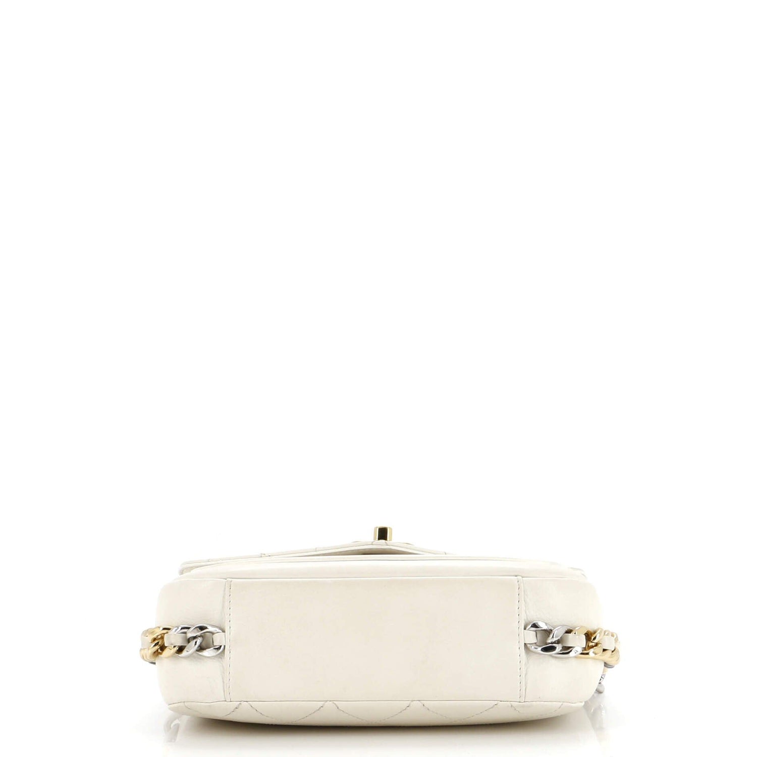 Chanel Two Tone Envelope Flap Bag Quilted Calfskin Medium