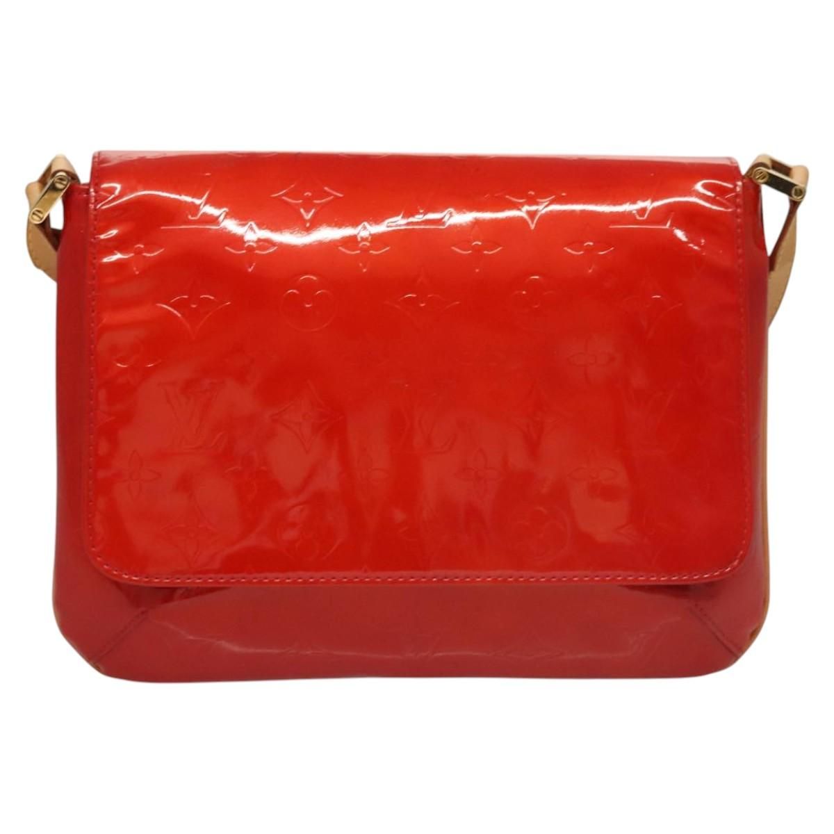 Louis Vuitton Vernis Thompson Street Bag Red M 91094 Lv Auth