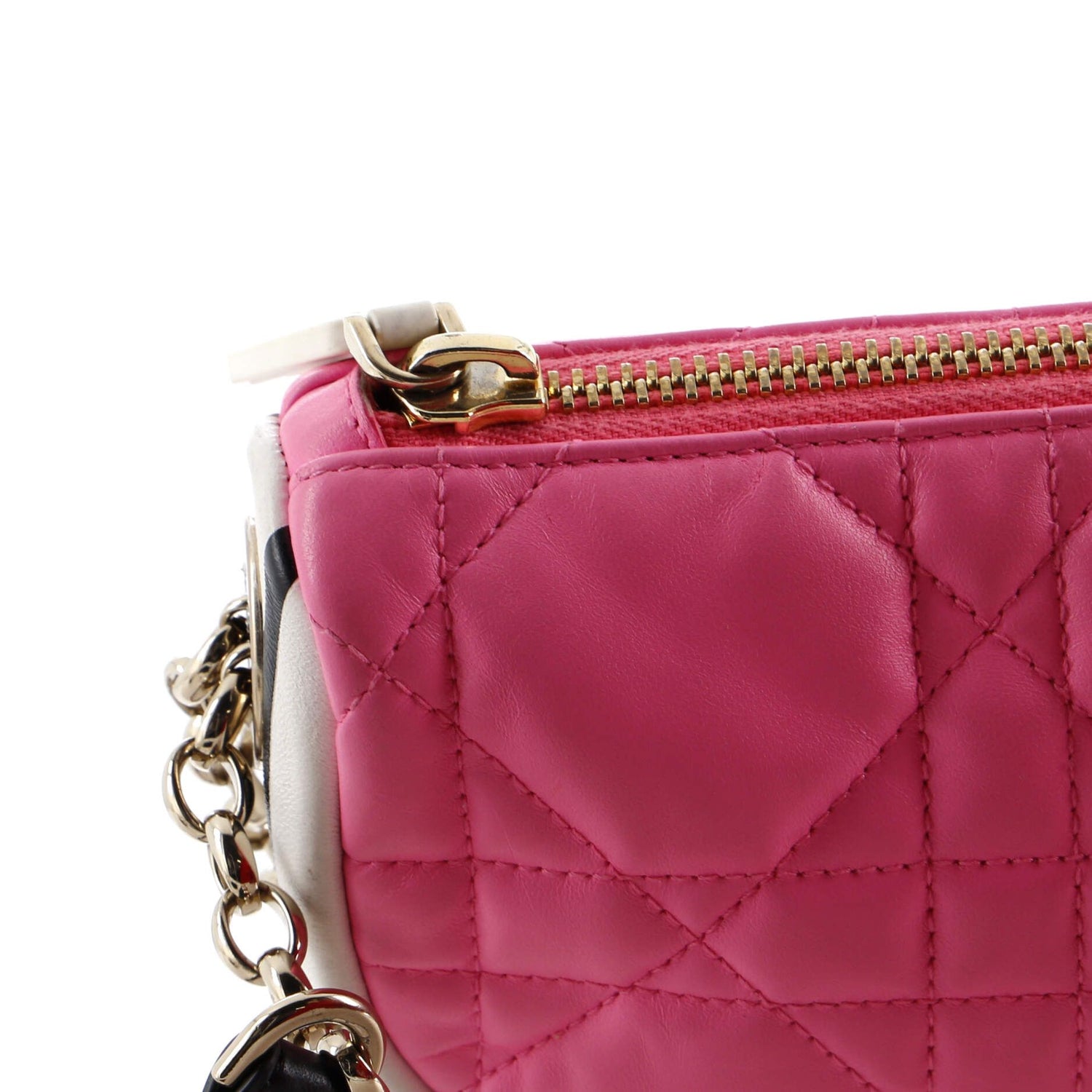 Christian Dior Vibe Hobo Cannage Quilt Lambskin Small