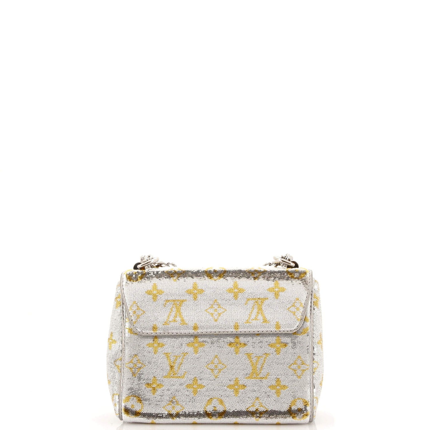 Louis Vuitton Twist Handbag Monogram Sequins Pm