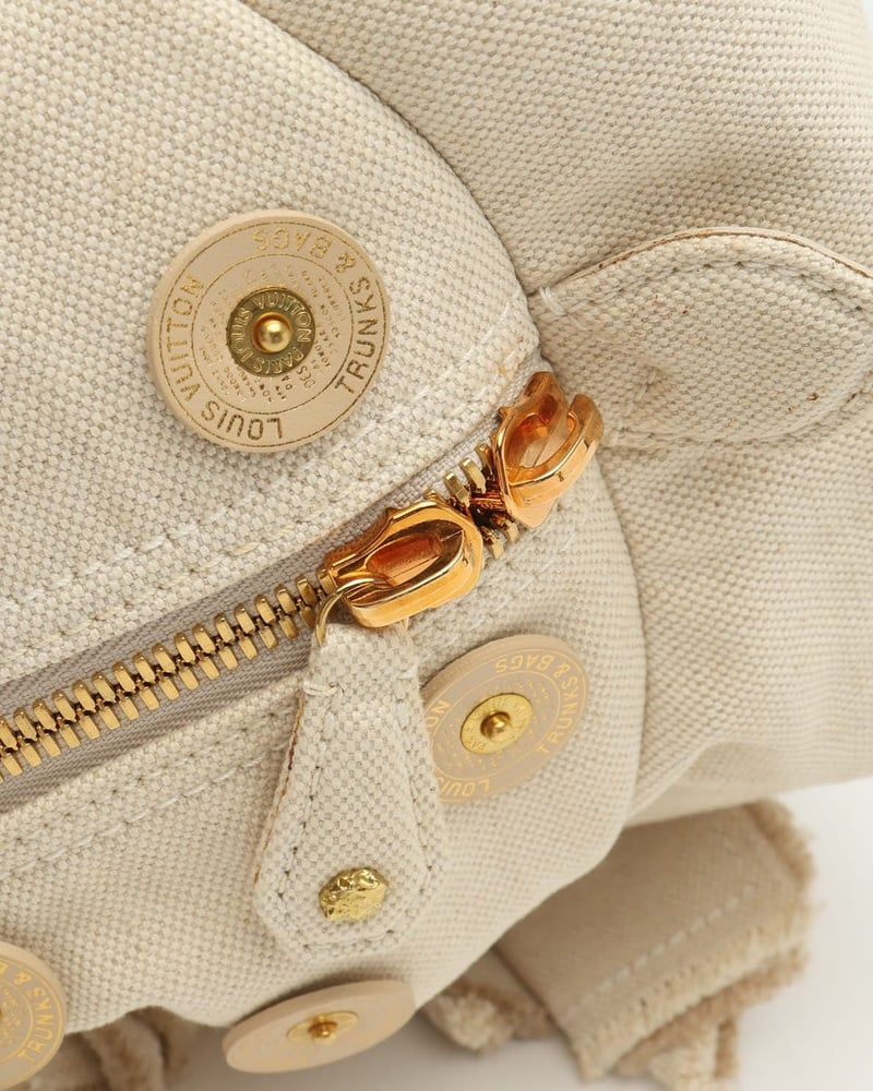 Louis Vuitton Bowly Polka Dot Panama Bag