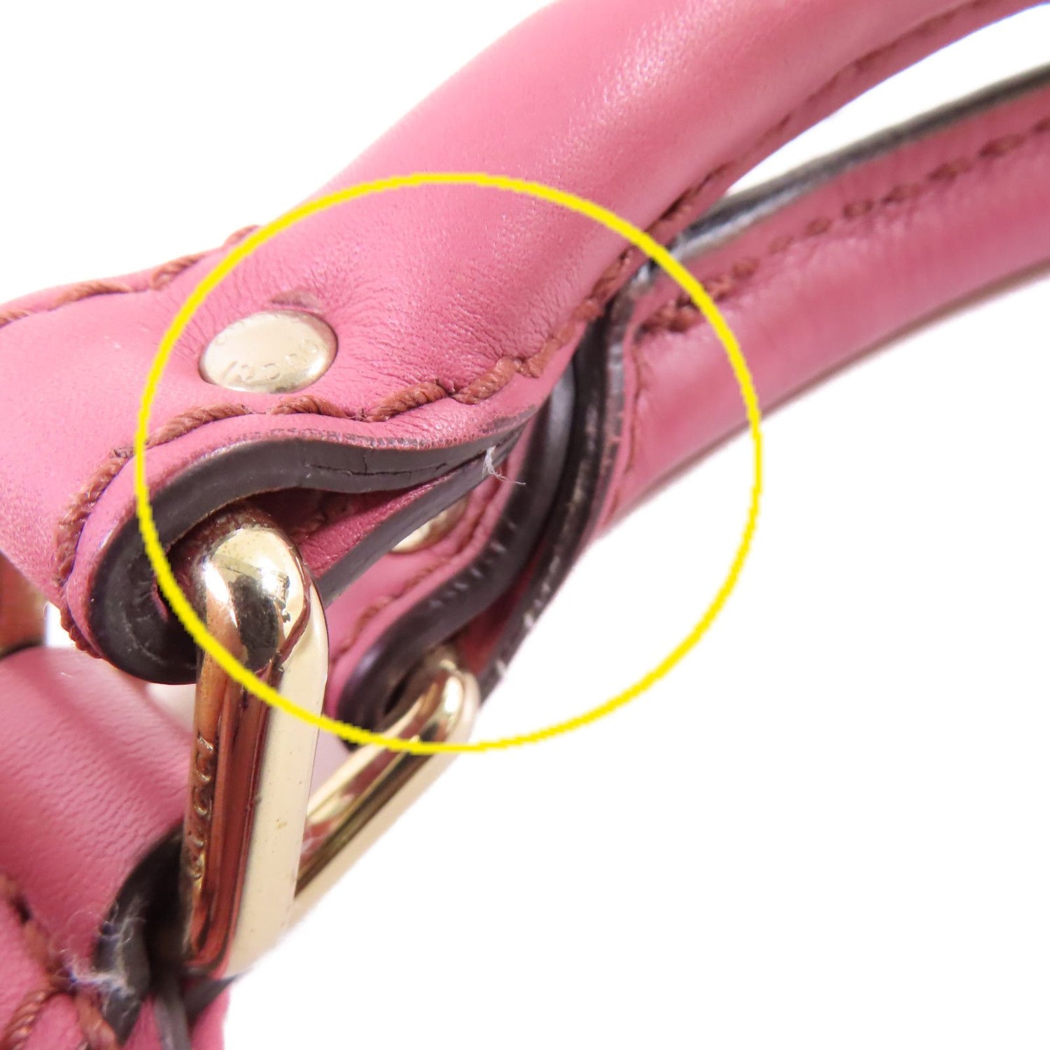 Gucci Cowhide Leather Sukey Tote Bag Golden Shoulder Back Bag Deep Powder Red Shoulder Bag Pink Calfskin (cowhide