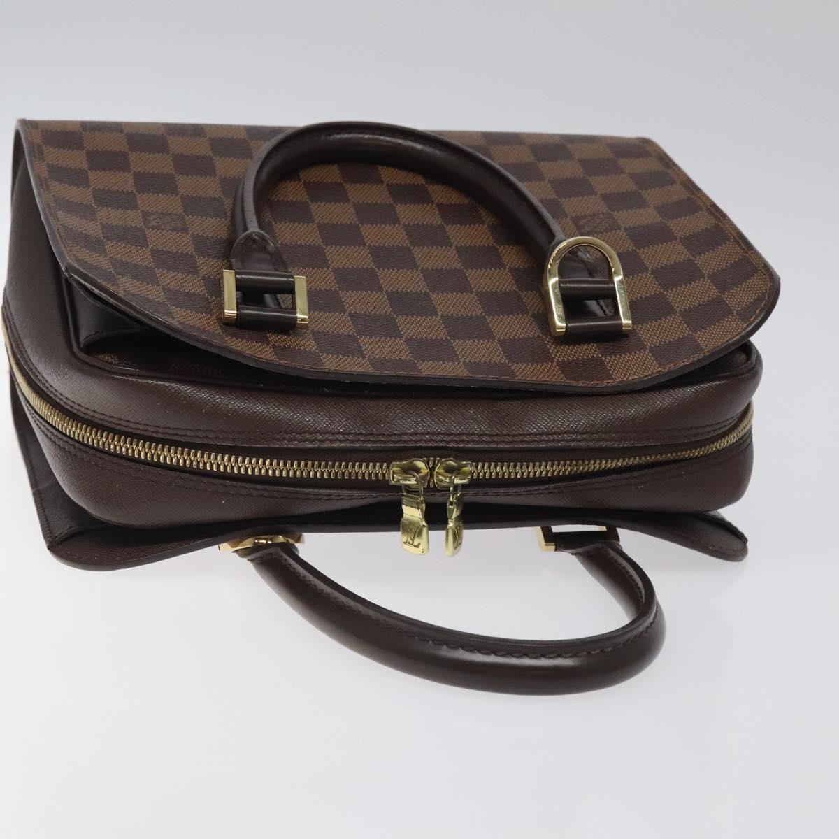 Louis Vuitton Damier Ebene Triana Hand Bag N 51155 Lv Auth