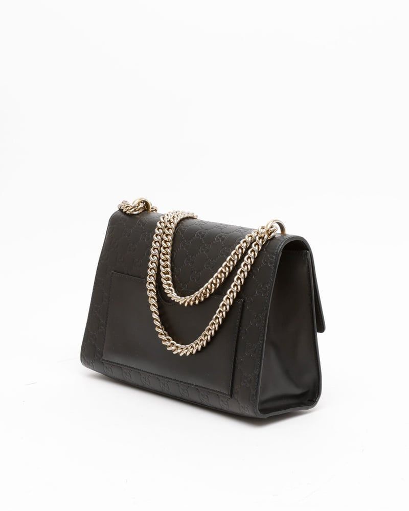 Gucci Medium Guccissima Padlock Bag