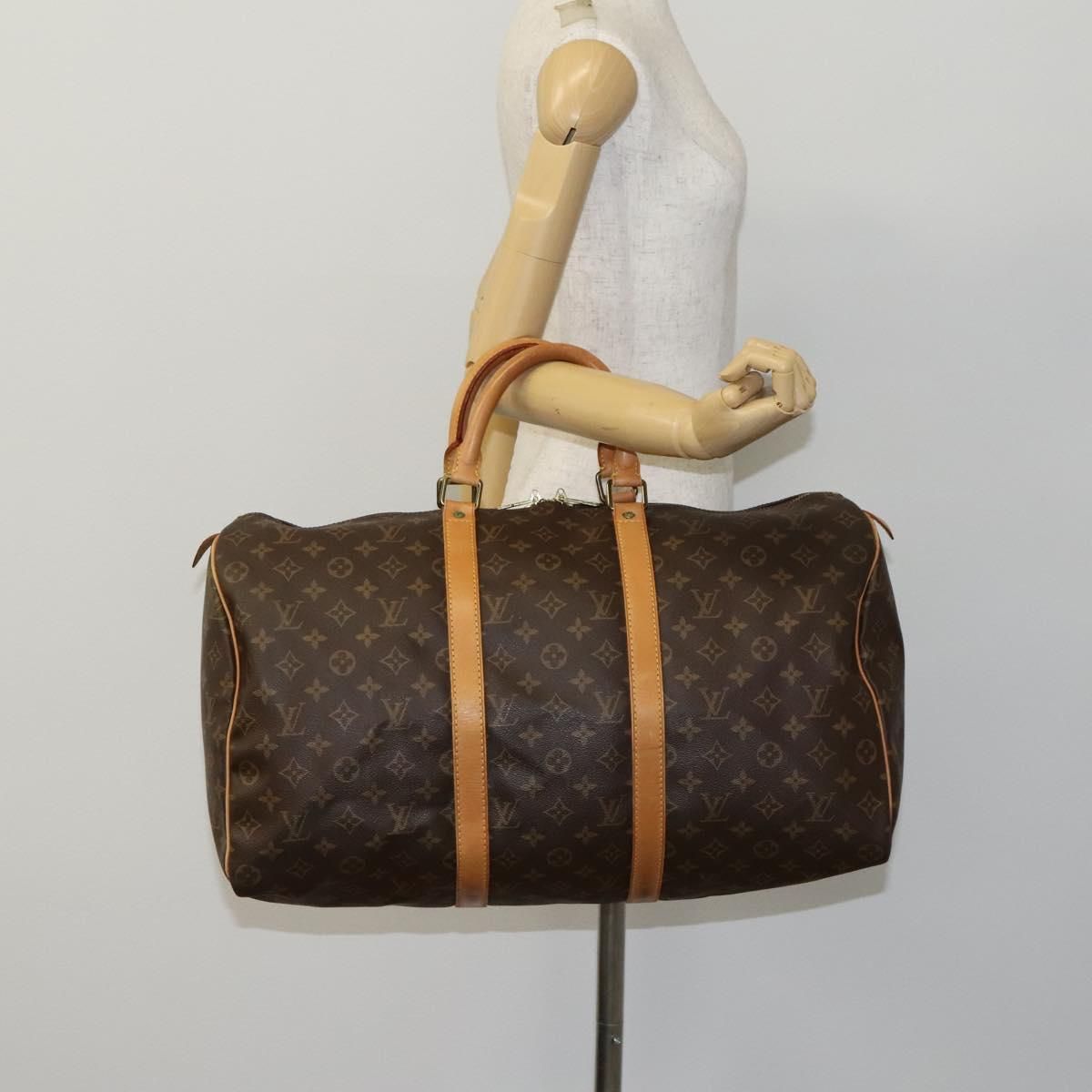 Louis Vuitton Monogram Keepall 50 Boston Bag M 41426 Lv Auth