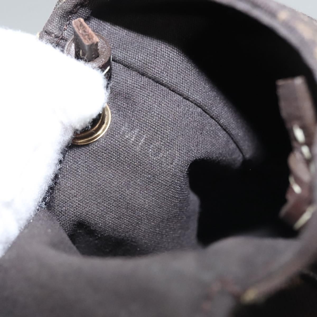 Louis Vuitton Monogram Mini Pochette Cancun Pouch Brown M 95313 Lv Auth