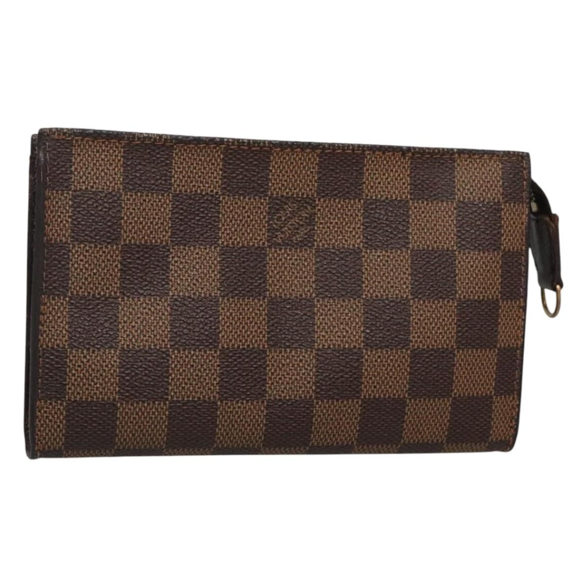 Louis Vuitton Damier Ebene Marais Pouch Lv Auth