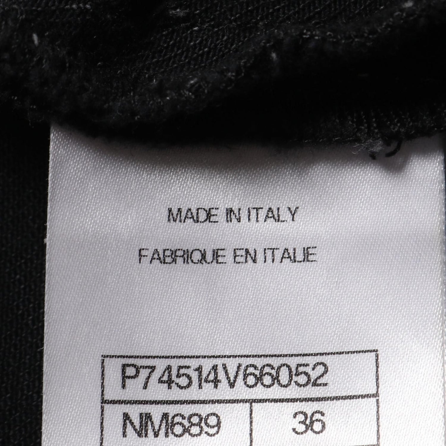 Chanel Black Coco Mark Dot Denim Pants Cotton Polyurethane P 74514v 66052