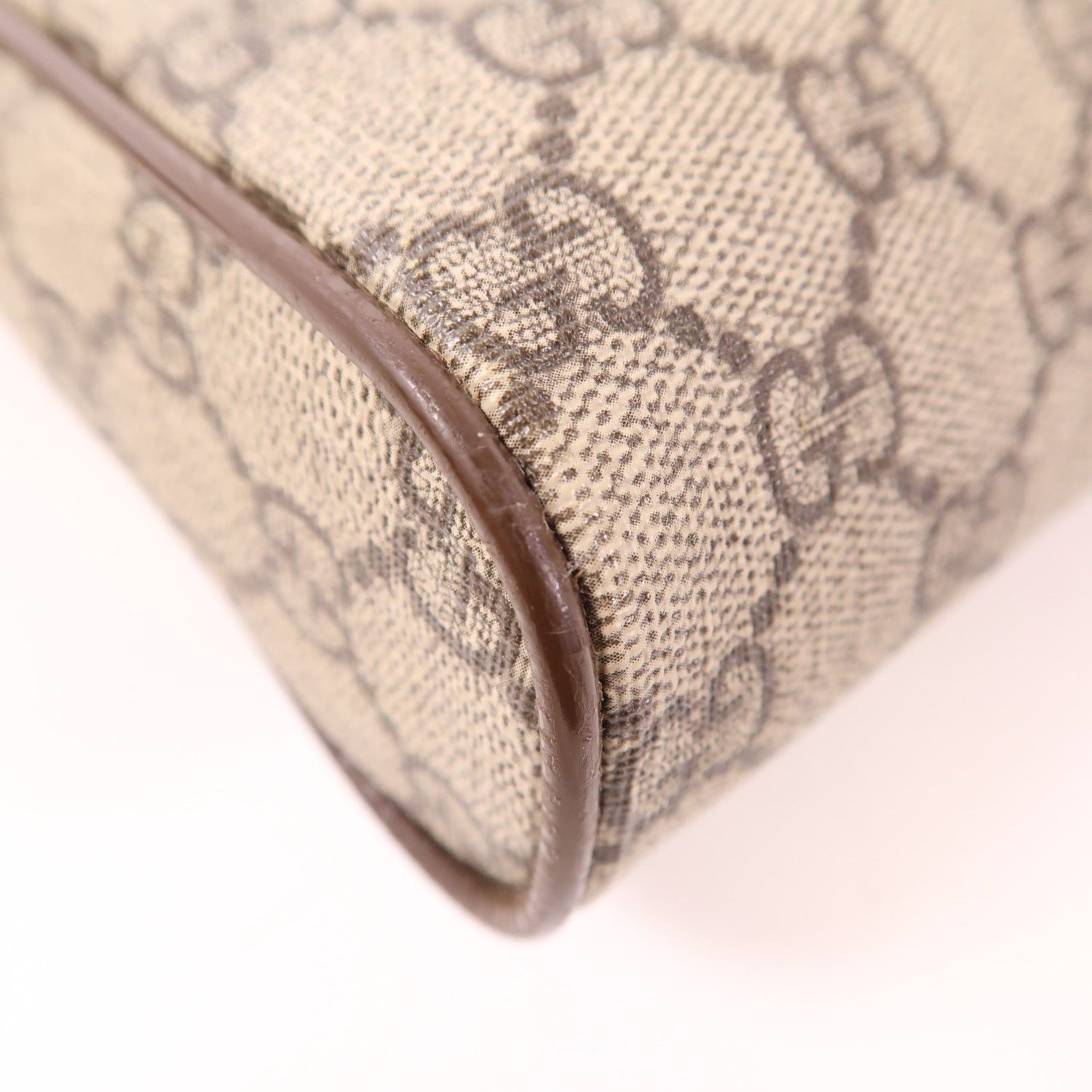 Gucci Painted Canvas Supreme Ophidia Small Messenger Golden Shoulder Bag Brown Pvc Coated Canvas 54792