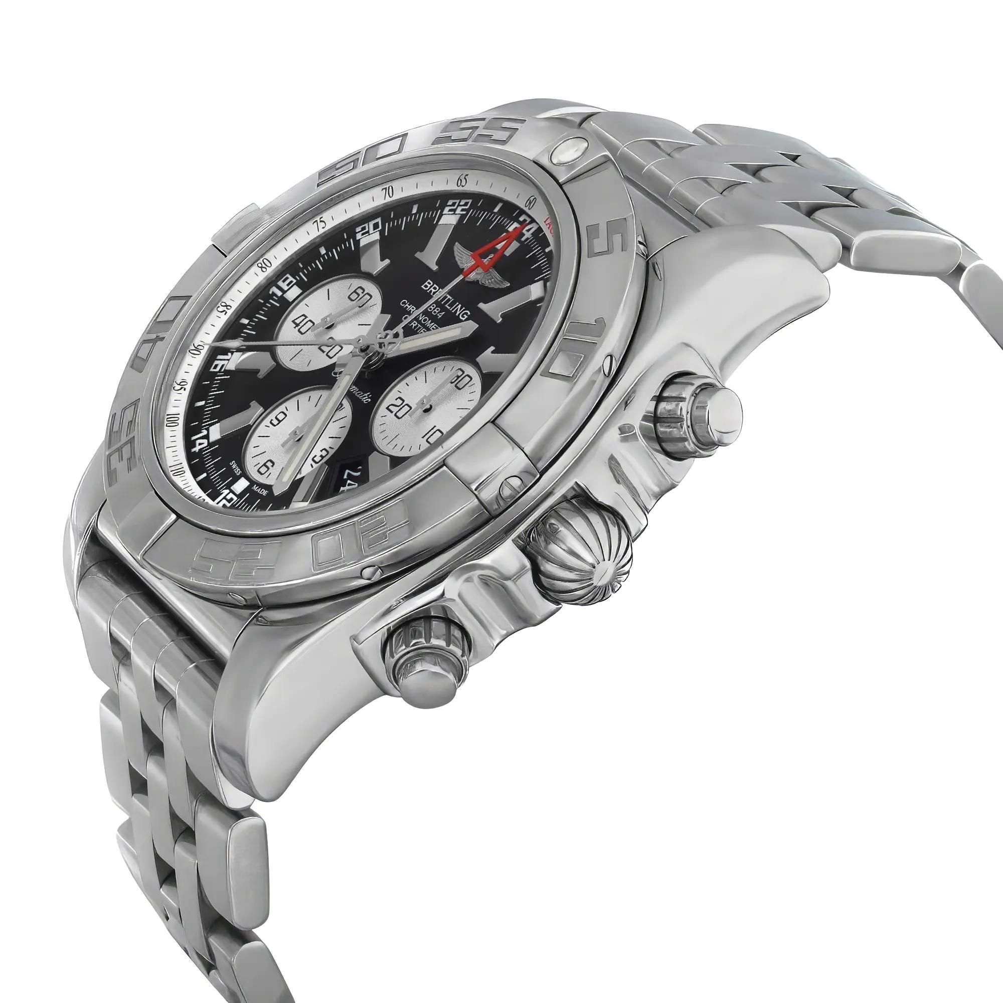 Breitling Chronomat GMT Steel Black Dial Automatic Men&