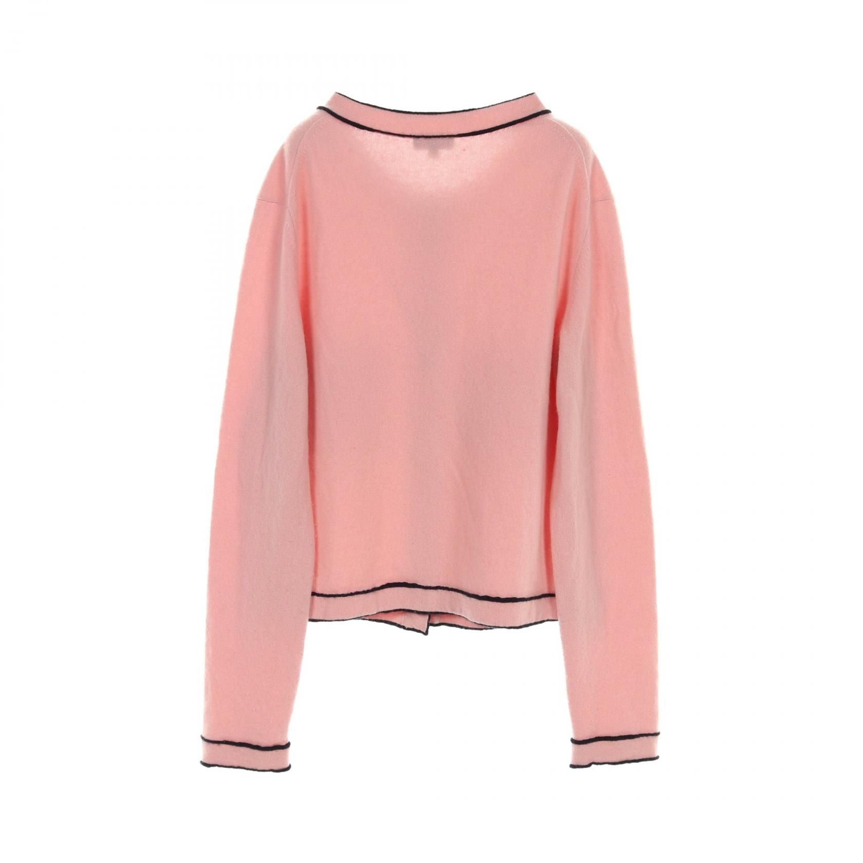 Chanel Pink Navy No 5 Cardigan Cashmere P 70793k 10084