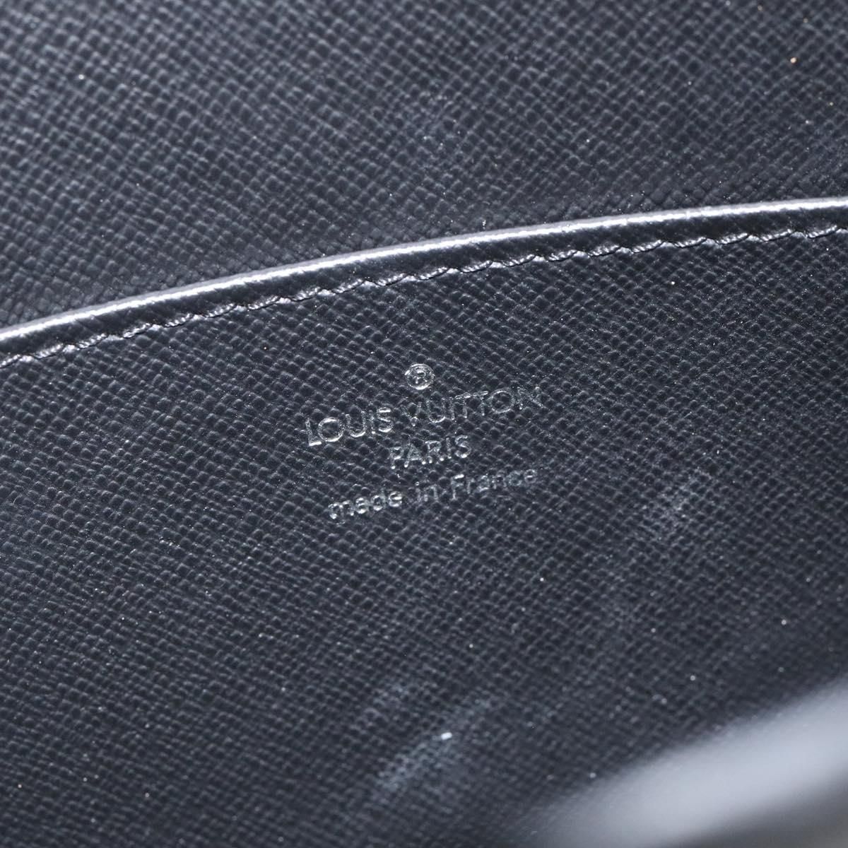 Louis Vuitton Epi Pochette Homme Clutch Bag Black Noir M 52522 Lv Auth