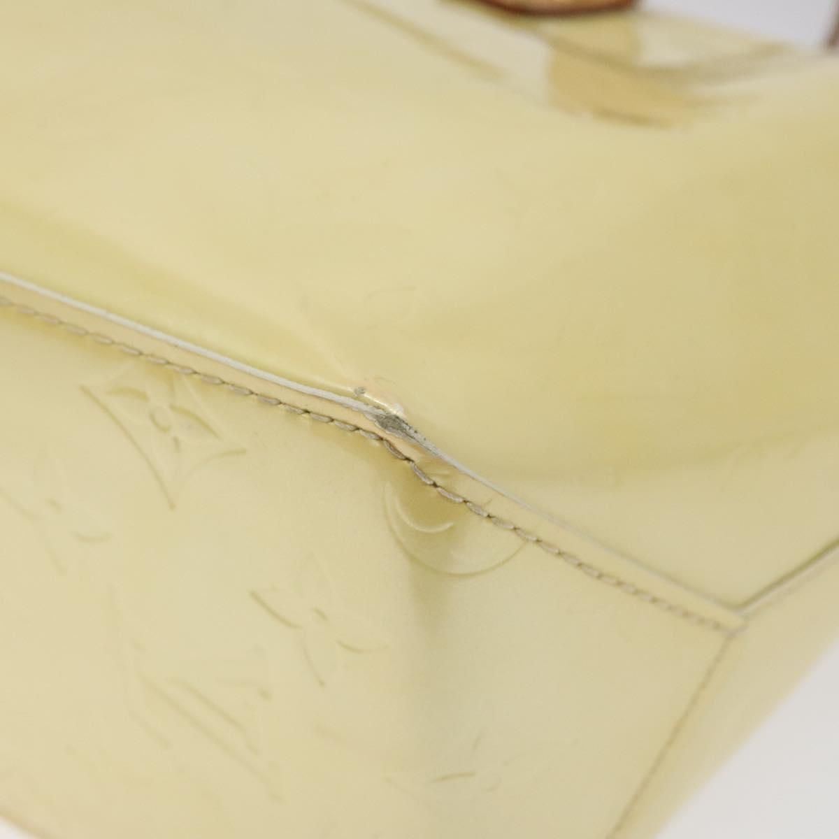Louis Vuitton Vernis Reade Pm Hand Bag Perle M 91336 Lv Auth