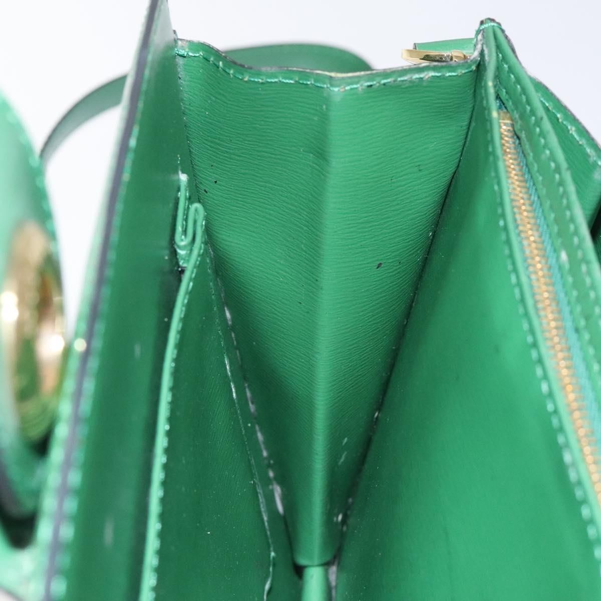Louis Vuitton Epi Capuchin Shoulder Bag Green M 52344 Lv Auth