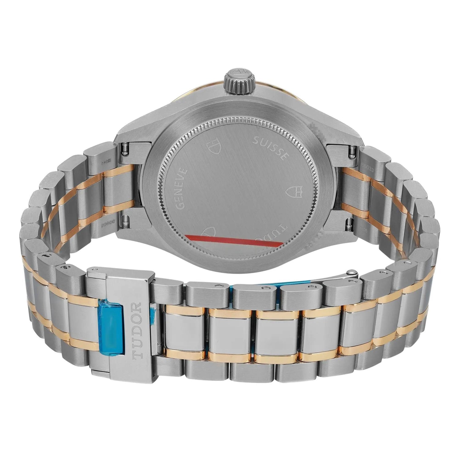 Tudor Style 34mm Gold Steel Champagne Diamond Dial Automatic Watch 12303-0004