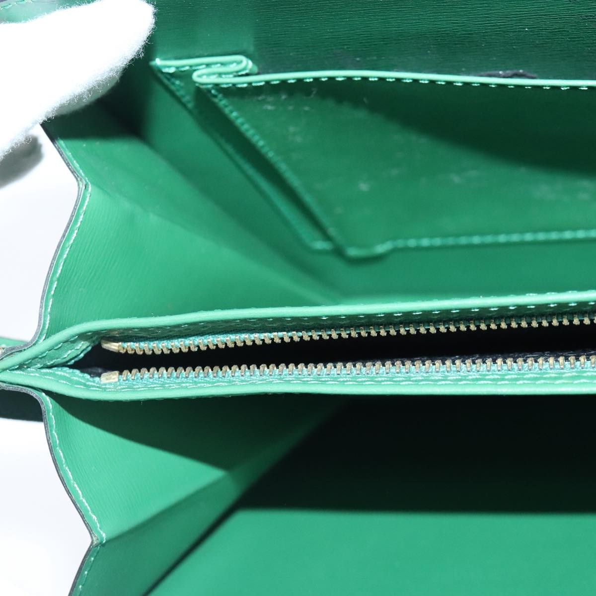 Louis Vuitton Epi Capuchin Shoulder Bag Green M 52344 Lv Auth
