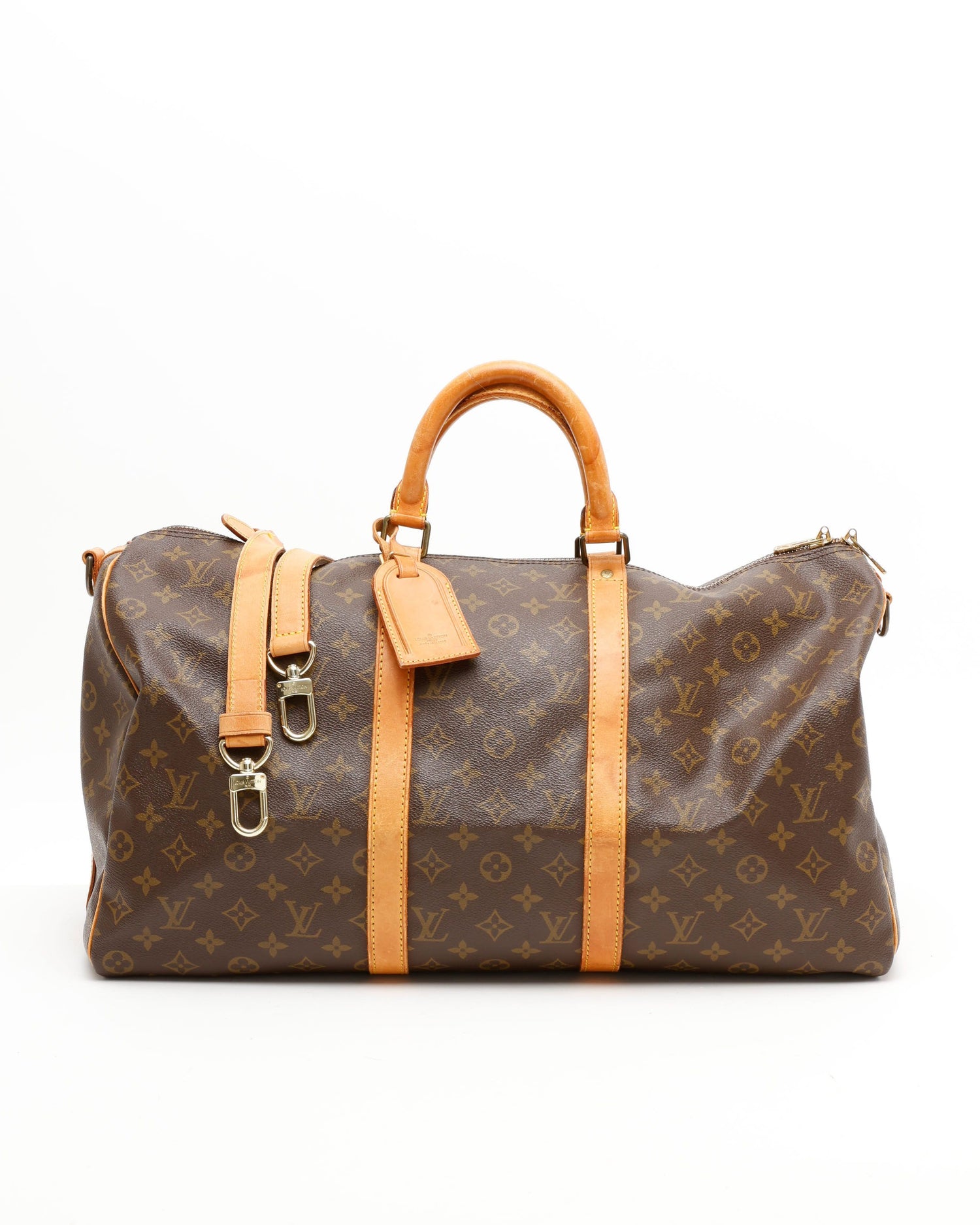 Louis Vuitton Monogram Keepall Bandoliered 50 Weekend Bag