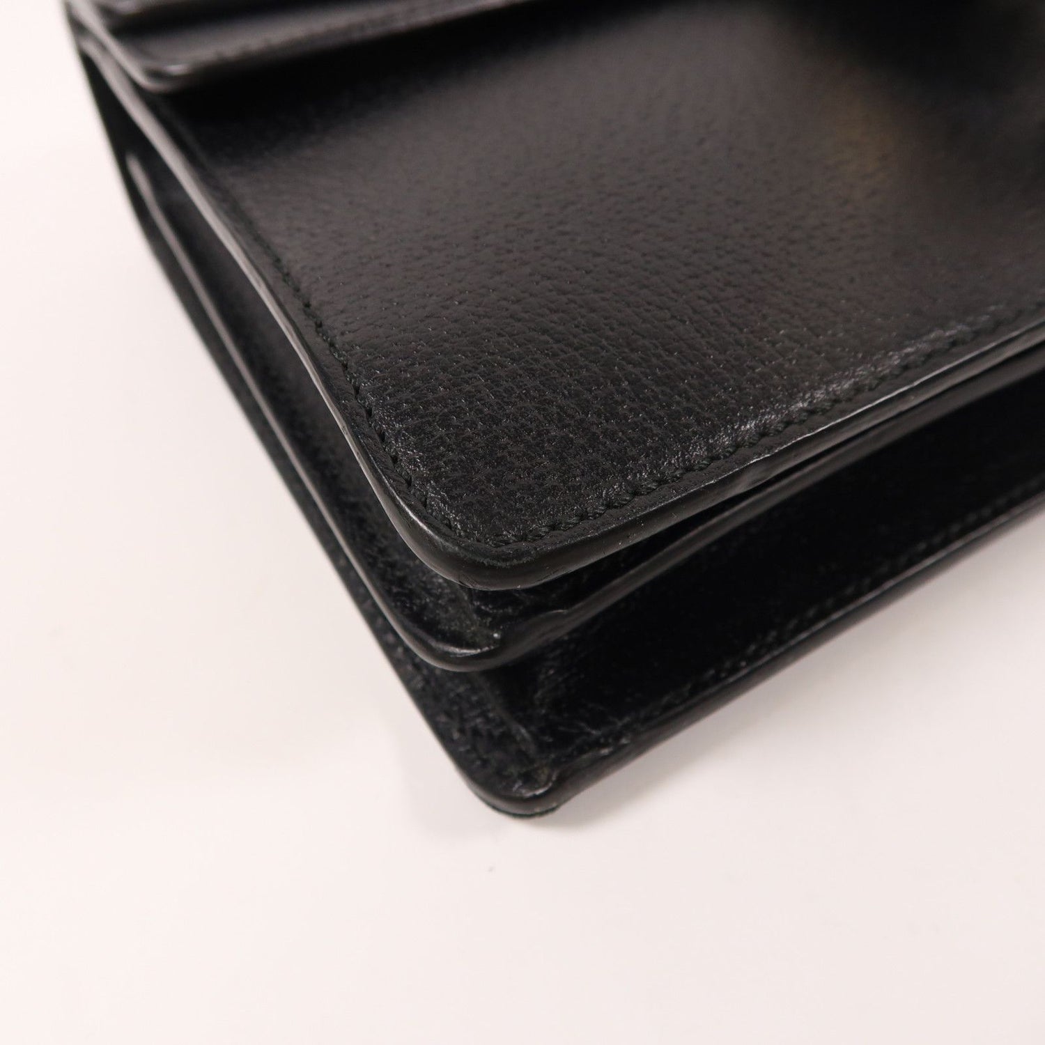 Gucci Cowhide Leather Dionysus Crossbody Back Bag Black Color Shoulder Bag Black Calfskin (cowhide) 4