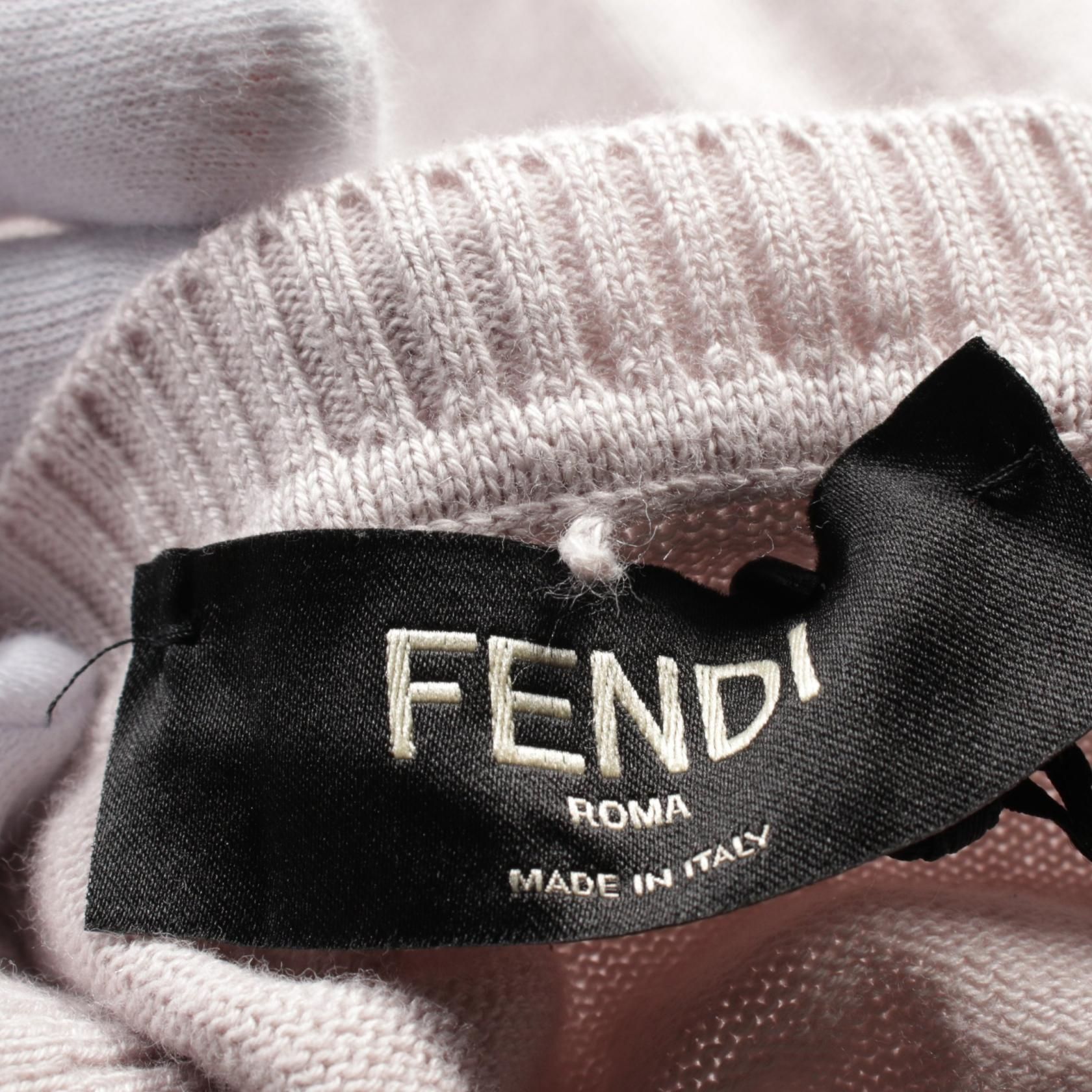 Fendi Knit Pink Multicolor Cotton Cashmere Fzz 380 A 2n 5