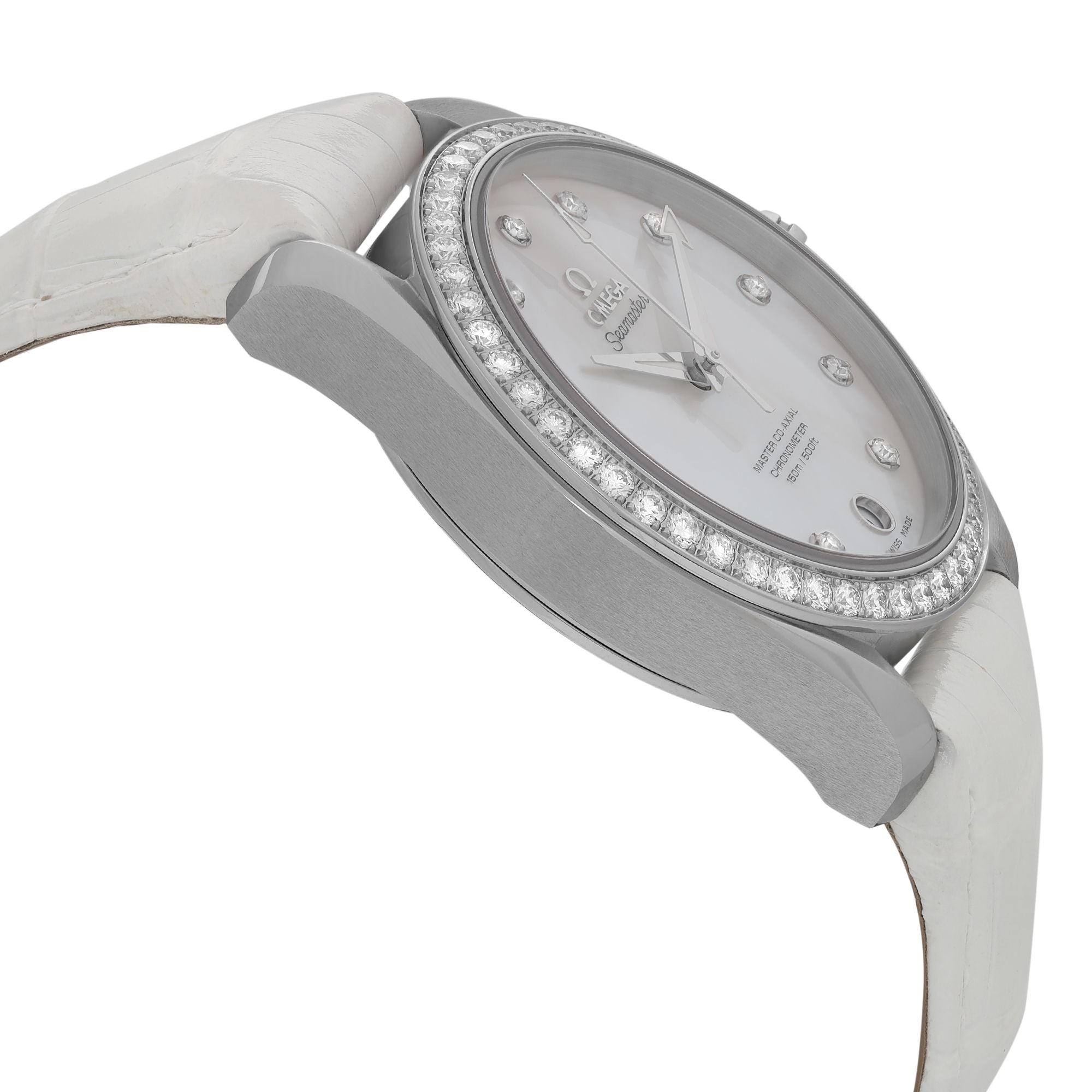 Omega Seamaster Aqua Terra Steel MOP Diamond Dial Automatic 231.18.39.21.55.001