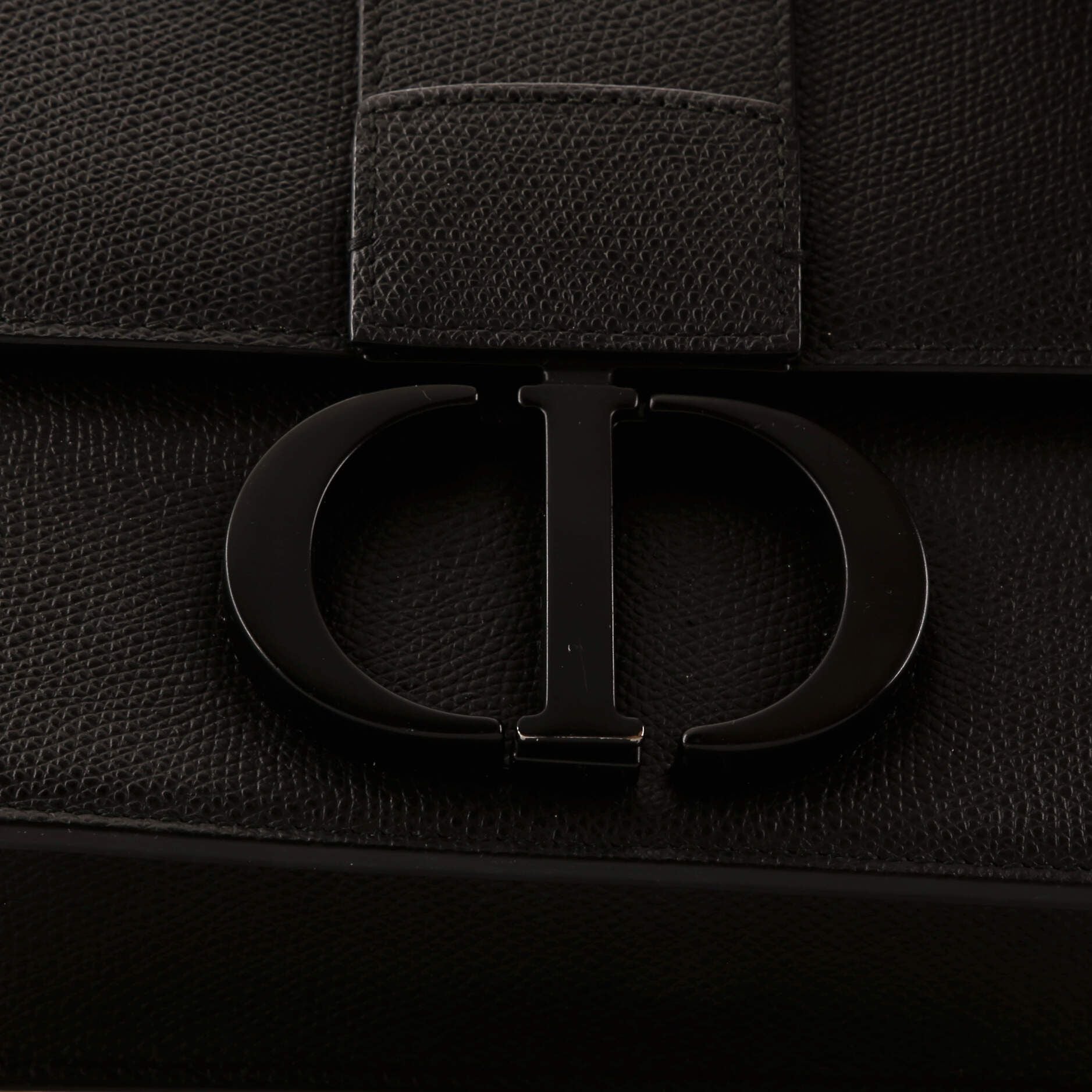 Christian Dior Ultra Matte 30 Montaigne Flap Bag Leather