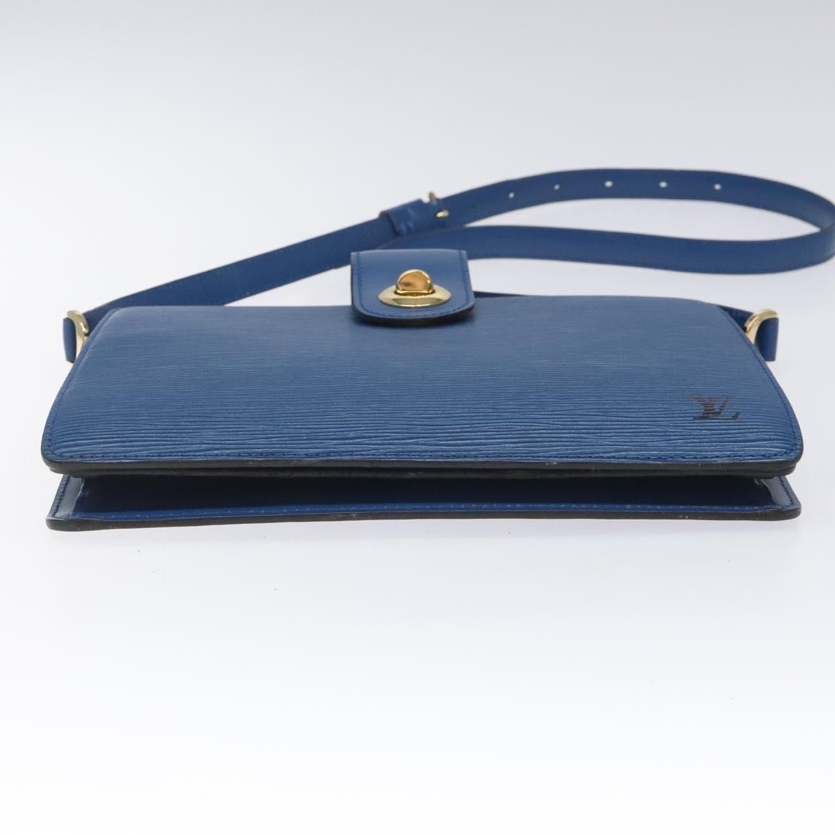 Louis Vuitton Epi Capuchin Shoulder Bag Blue M 52345 Lv Auth