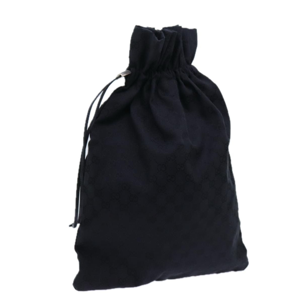 Gucci Gg Canvas Purse Pouch Black 014 1135 Auth