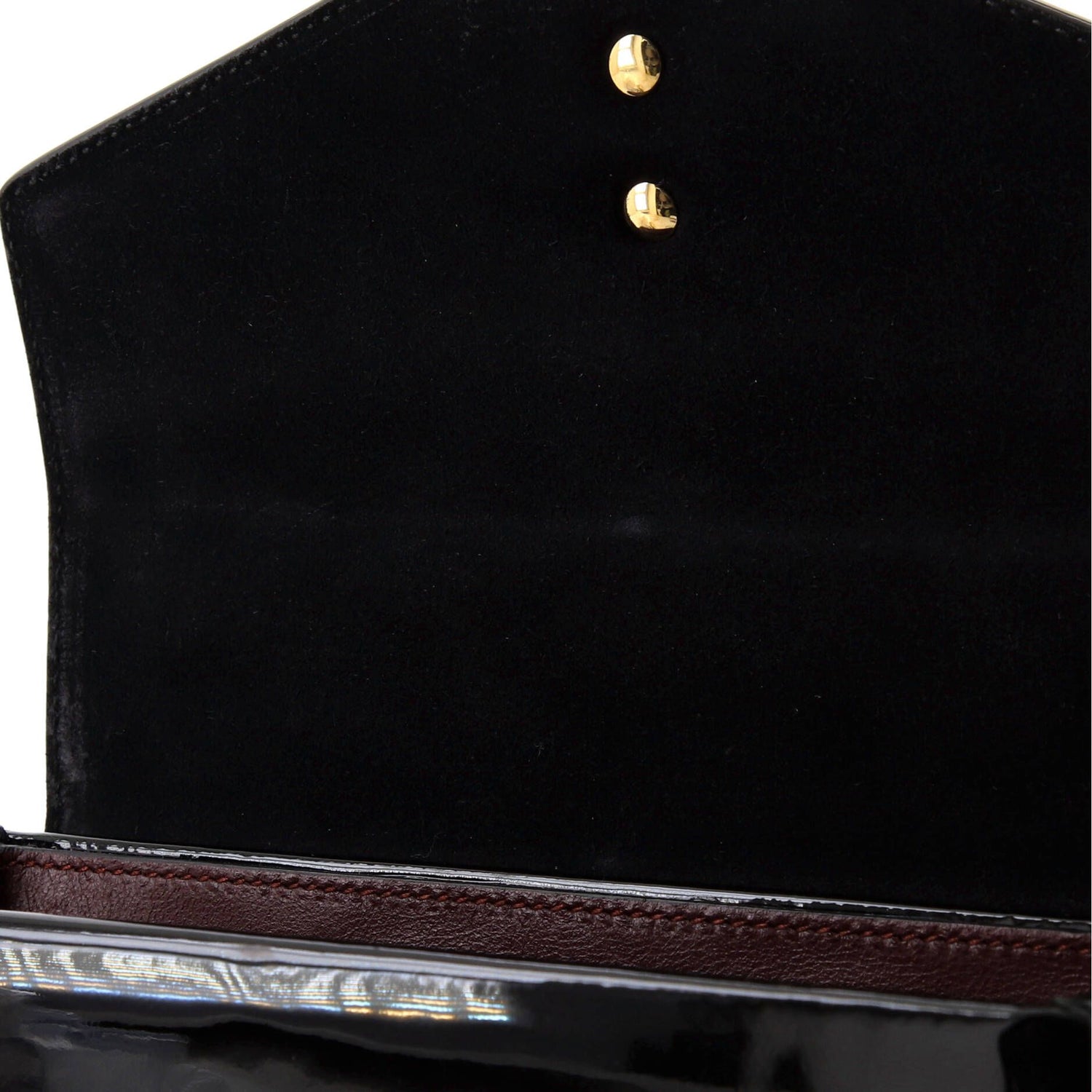 Gucci Sylvie 1969 Top Handle Bag Patent Mini