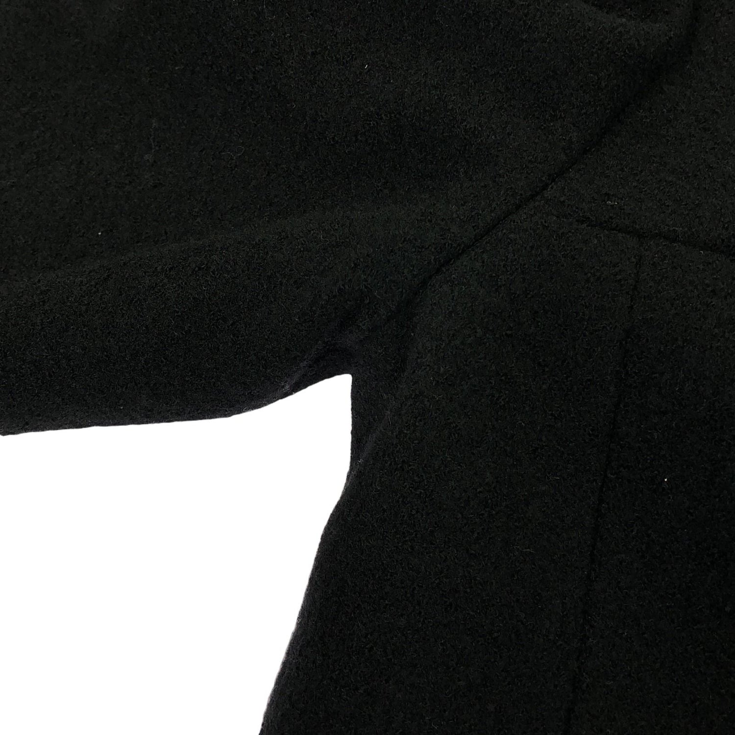 Chanel Black Coat Other Coat Wool P 26923v 17027
