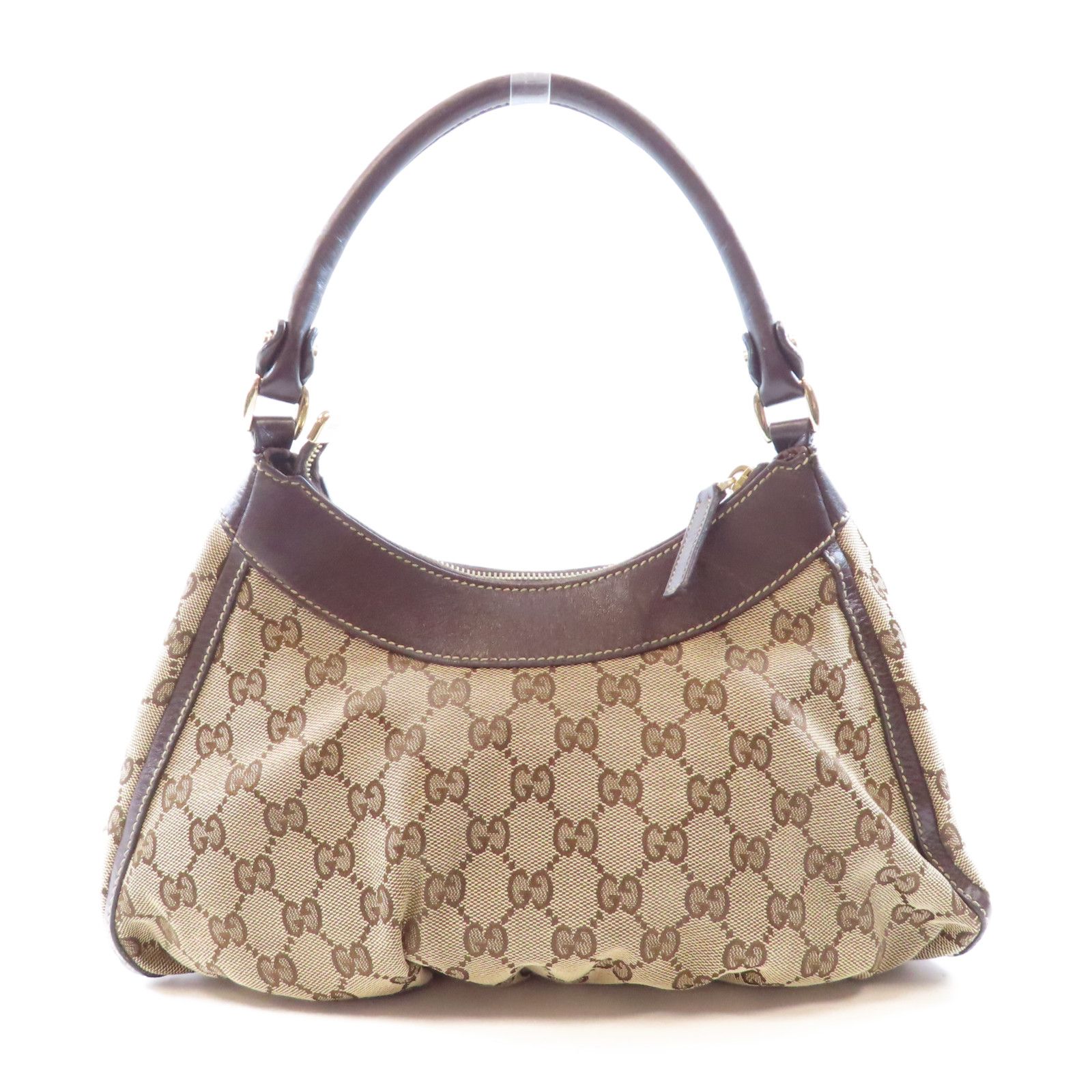 Gucci Canvas Abbey Gold Shoulder Back Bag Color Shoulder Bag Brown Brown Canvas 190526