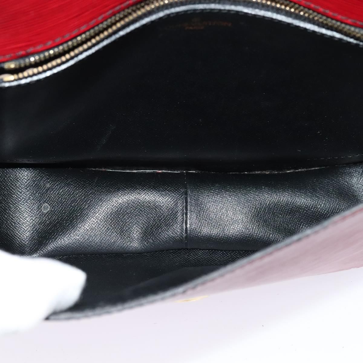 Louis Vuitton Epi Saint Cloud Gm Shoulder Bag Red M 52197 Lv Auth