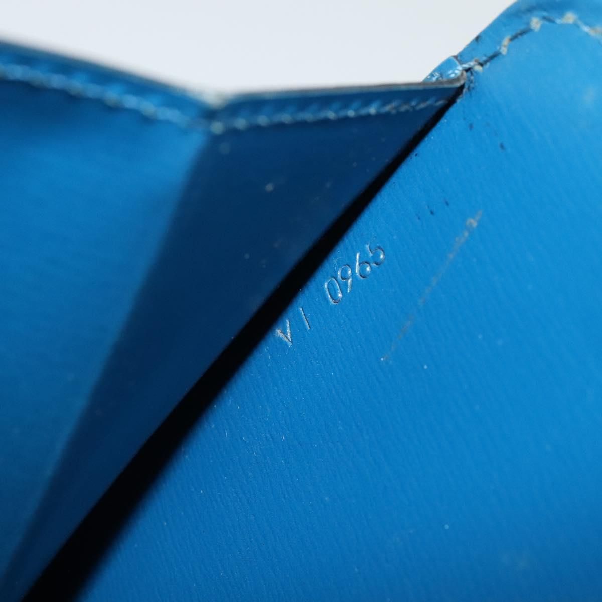 Louis Vuitton Epi Capuchin Shoulder Bag Blue M 52345 Lv Auth