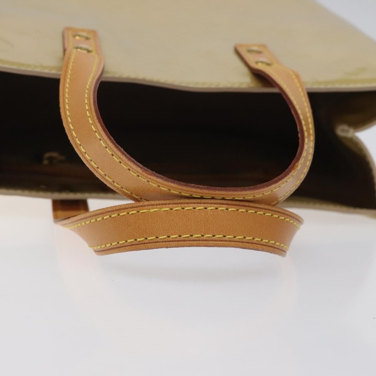 Louis Vuitton Vernis Reade Pm Hand Bag Beige M 91334 Lv Auth