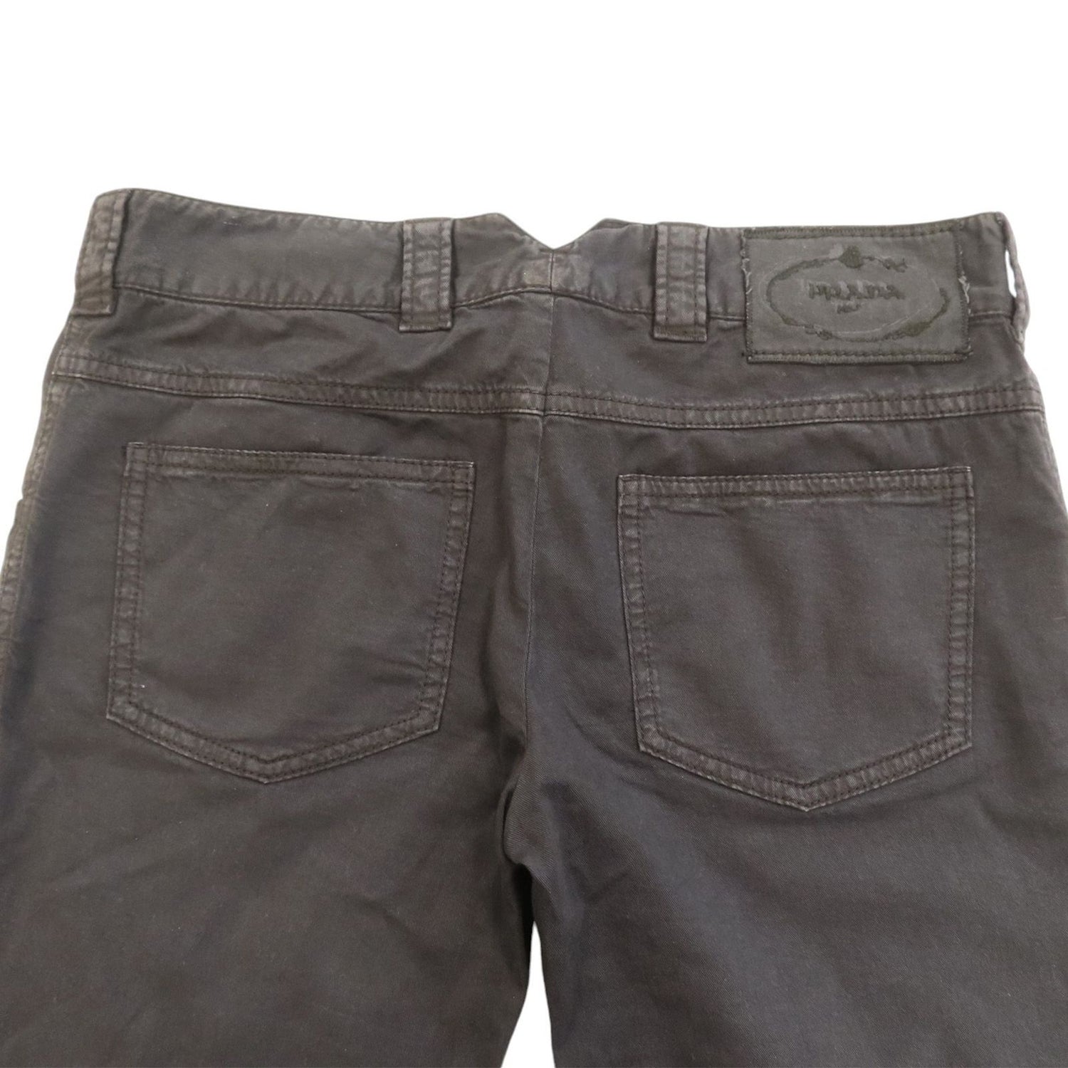 Prada Black Cotton Pants 40
