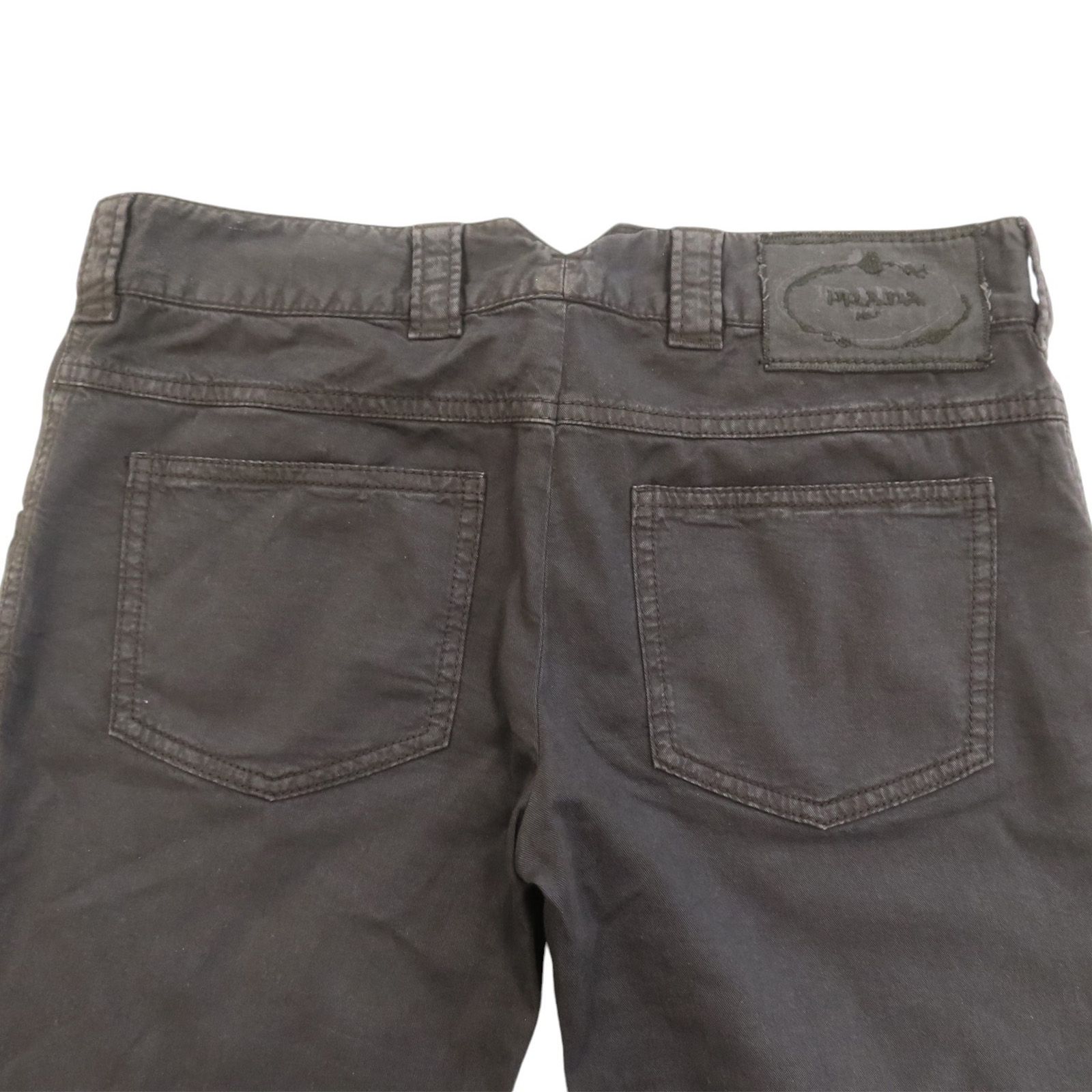 Prada Black Cotton Pants 40