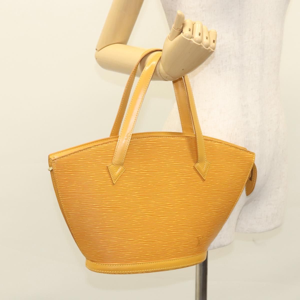 Louis Vuitton Epi Saint Jacques Hand Bag Yellow M 52279 Lv Auth
