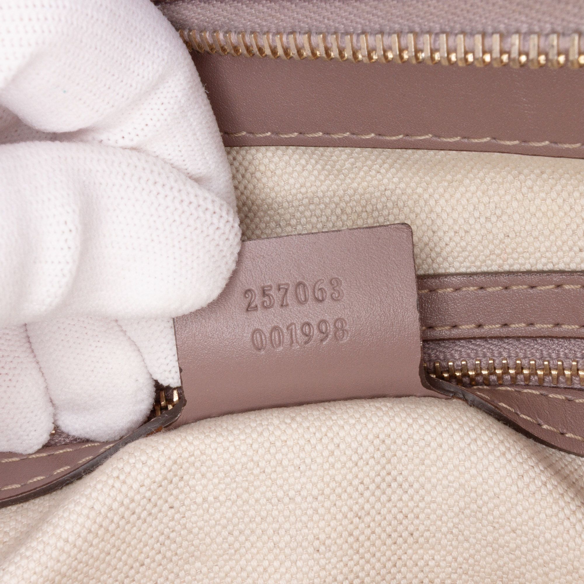 Gucci GG Canvas Mayfair Tote Brown