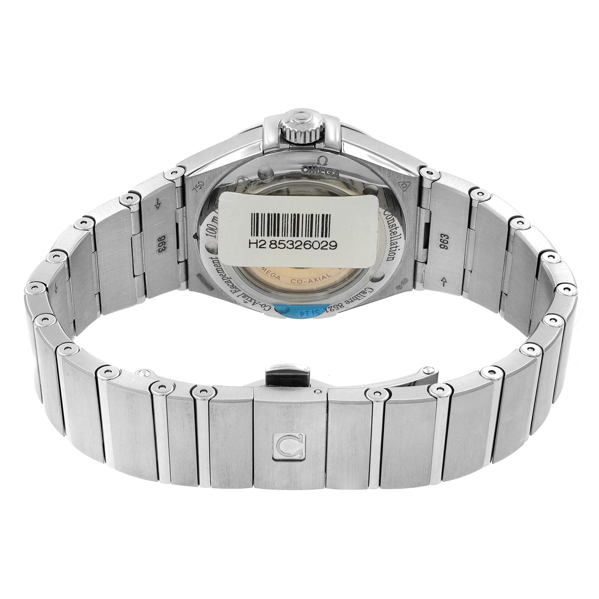 Omega Constellation 18K White Gold Black Dial Ladies Watch 123.55.31.20.51.001
